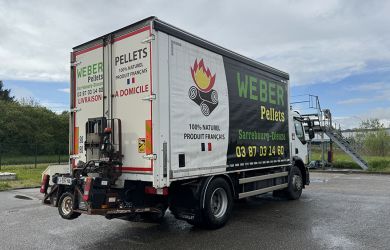 Pellets en sacs en livraison et à emporter chez Weber Énergies